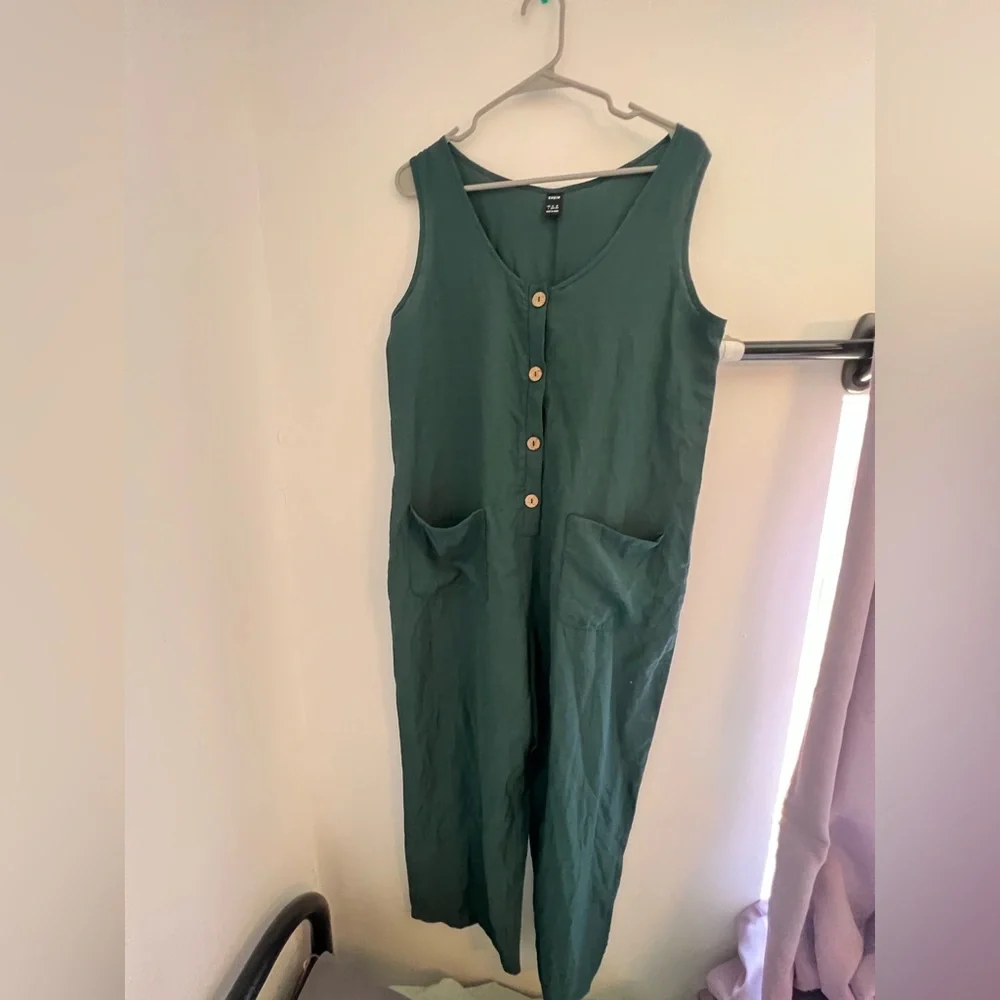 Green Shein Jumpsuit - Picture 1 of 6